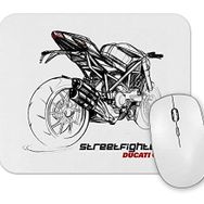 Baskı Dükkanı Ducati Exclusiva Streetfighter Mouse Pad