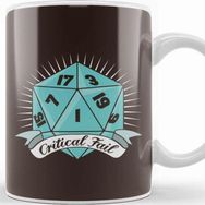 Baskı Dükkanı Dungeons and Dragons Critical Fail Kupa