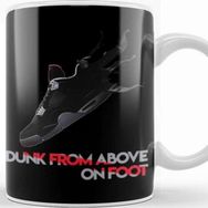 Baskı Dükkanı Dunk From Above On Foot Air Jordan Iv 4 Kupa