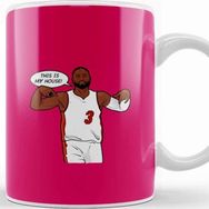 Baskı Dükkanı Dwayne Wade This Is My House Kupa Bardak