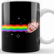 Baskı Dükkanı Dwight Schrute Nyan Cat Office Us Kupa Bardak