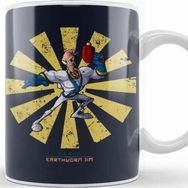 Baskı Dükkanı Earthworm Jim Retro Japanese Kupa Bardak