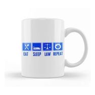 Baskı Dükkanı Eat Sleep Law Repeat School Lawyer Gift 02 Kupa Bardak