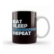 Baskı Dükkanı Eat Sleep Sonography Sonographer Ultrasound Echography Kupa Bardak