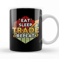 Baskı Dükkanı Eat Sleep Trade Repeat Funny Trading & Investing Kupa Bardak