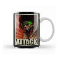 Baskı Dükkanı Eren Jaeger Attack Porselen Beyaz Kupa Bardak