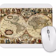 Baskı Dükkanı Eski Dünya Haritası 2 Mouse Pad