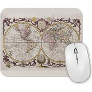 Baskı Dükkanı Eski Dünya Haritası Mouse Pad