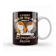 Baskı Dükkanı Every Redhead Needs Brunette Bestie Friends Girl Ginger Kupa