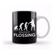 Baskı Dükkanı Evolution Of Flossing Kupa