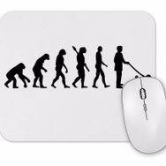 Baskı Dükkanı Evolution Pug Evrim Köpek Mouse Pad