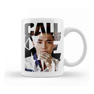 Baskı Dükkanı Exo Suho Call Me Baby Typography Porselen Beyaz Kupa Bardak