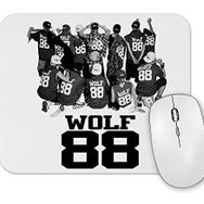 Baskı Dükkanı Exo Wolf 88 Mouse Pad
