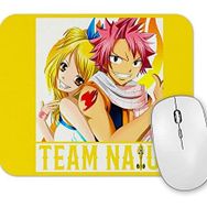 Baskı Dükkanı Fairy Tail Team Nalu Natsu Lucy Mouse Pad