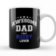 Baskı Dükkanı Fathers Day Awesome Dad And Football Lover Kupa Bardak