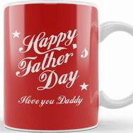 Baskı Dükkanı Fathers Day Happy Fathers Day I Love You Daddy Kupa Bardak