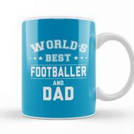 Baskı Dükkanı Fathers Day World's Best Guitarist And Dad Beyaz 330 ml Porselen Kupa Bardak