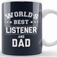 Baskı Dükkanı Fathers Day World's Best Mechanic And Dad Beyaz 330 ml Porselen Kupa Bardak