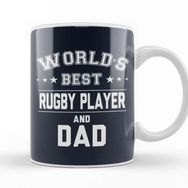 Baskı Dükkanı Fathers Day World's Best Singer And Dad Tasse Beyaz 330 ml Porselen Kupa Bardak