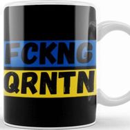 Baskı Dükkanı Fckng Qrntn Kupa Bardak