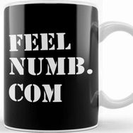 Baskı Dükkanı Feel Numb Dot Com Pink Floyd Amplifiers Kupa Bardak
