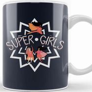 Baskı Dükkanı Feminism Super Girls Kupa Bardak