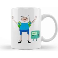 Baskı Dükkanı Finn And Jake Adventure Time Finn And Bmo Kupa Bardak
