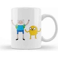 Baskı Dükkanı Finn And Jake Snowfall Celebration Kupa Bardak