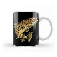 Baskı Dükkanı Fishing Trout Fish Kupa