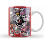 Baskı Dükkanı Five Nights At Freddys Fantastic Mr Foxy Beyaz 330 ml Porselen Kupa Bardak