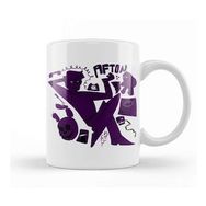 Baskı Dükkanı Five Nights At Freddys Purple Guy Beyaz 330 ml Porselen Kupa Bardak