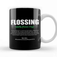 Baskı Dükkanı Flossing Definition Kupa