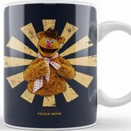 Baskı Dükkanı Fozzie Bear Retro Japanese Muppets Kupa