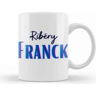 Baskı Dükkanı Franck Ribéry Vintage Retro Rainbow Style Kupa