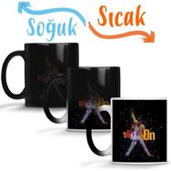 Baskı Dükkanı Freddie Mercury 03 Sihirli Porselen Kupa