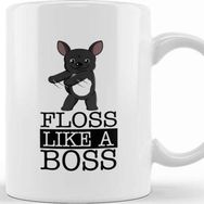 Baskı Dükkanı French Bulldog Floss Like A Boss Kupa