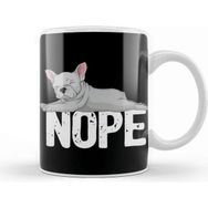 Baskı Dükkanı French Bulldog Nope 05 Kupa