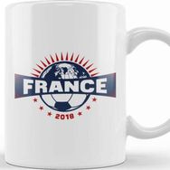 Baskı Dükkanı French Footbal Lfrance Half World Football Championship 2018 Kupa