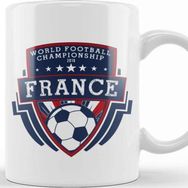 Baskı Dükkanı French Football France Shield World Football Championship 2018 Kupa