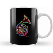 Baskı Dükkanı French Horn Music 01 Kupa
