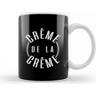 Baskı Dükkanı French Slogan Creme De La Creme Kupa