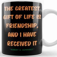 Baskı Dükkanı Friendship Quotes Day Ideas Love Gift Hubert H Kupa