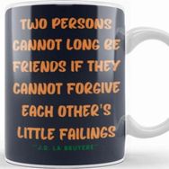 Baskı Dükkanı Friendship Quotes Gift Jean De La Bruyere Kupa