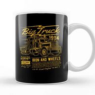 Baskı Dükkanı Fun Cool Vintage Big Truck Kupa Bardak