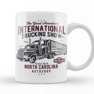 Baskı Dükkanı Fun Cool Vintage International Truck Show Kupa Bardak