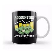 Baskı Dükkanı Funny Accountingt Act Count Think Cpa Accountant Kupa Bardak