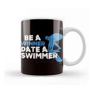 Baskı Dükkanı Funny Be Winner Date Swimmer Swimming Pool Athlete Coach Kupa Bardak