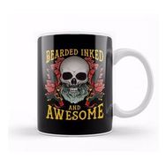 Baskı Dükkanı Funny Bearded Funcle Definition Novelty Fun Uncle Kupa Bardak