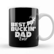 Baskı Dükkanı Funny Best Buckin Dad Ever Hunting Deer Buck Hunter Kupa