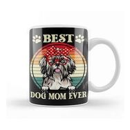 Baskı Dükkanı Funny Best Shih Tzu Dog Mom For Dog Lover Gift 01 Kupa
